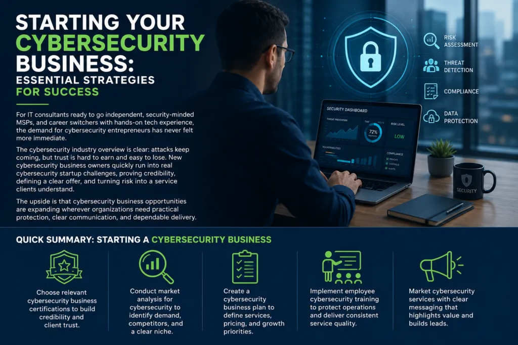 Starting Your Cybersecurity Business: Essential Strategies for Success